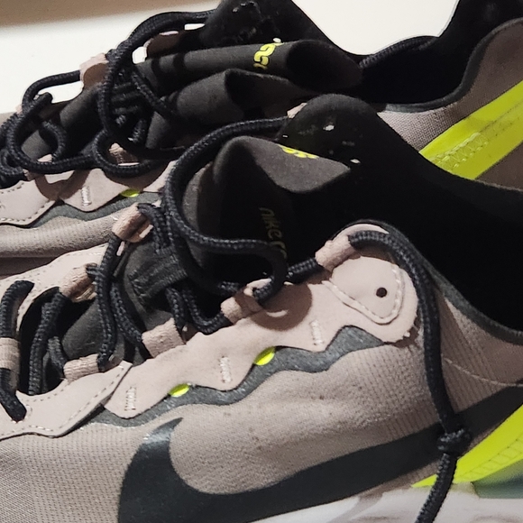 Nike REACT ELement 55 Pumice Gray/black Running Sneaker Size 8.5 - Picture 10 of 16